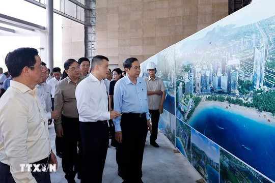 Chủ tịch Quốc hội Trần Thanh Mẫn: Công trình phục vụ Hội nghị cấp cao APEC phải xứng tầm quốc tế