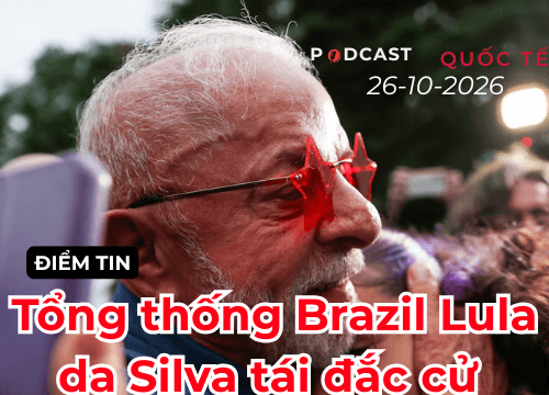 [Podcast] Tin thế giới ngày 26-10: Tổng thống Brazil Lula da Silva tái đắc cử