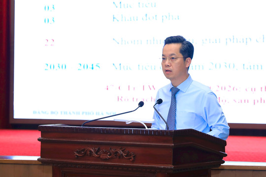 Hà Nội triển khai đồng bộ ba nghị quyết Trung ương về xây dựng Đảng, công tác cán bộ