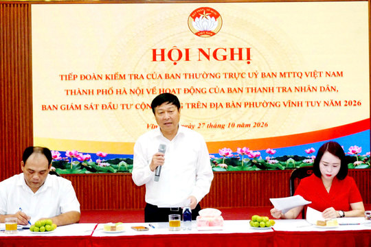 Phát huy vai trò giám sát của nhân dân, nâng cao hiệu quả giải quyết kiến nghị