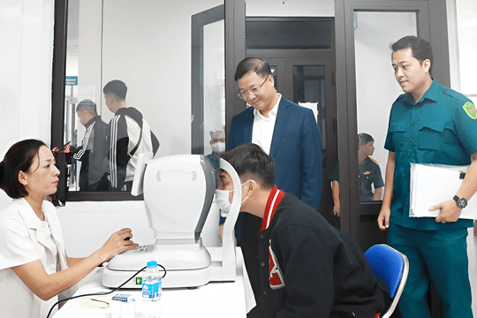 Nâng cao chất lượng tuyển quân từ cơ sở