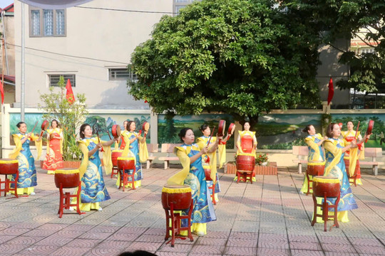 Xã Phù Đổng ra mắt mô hình điểm thiết chế văn hóa - khu thể thao thôn Kim Quan