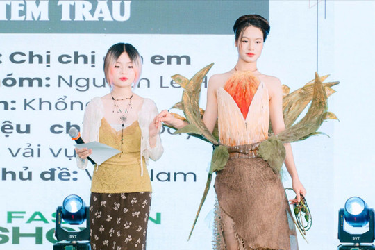 Kể chuyện văn hóa qua những thiết kế thời trang tái chế