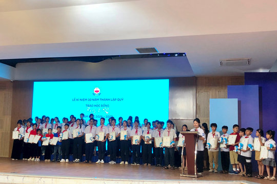 30 năm Quỹ Doraemon tiếp sức những ước mơ đến trường
