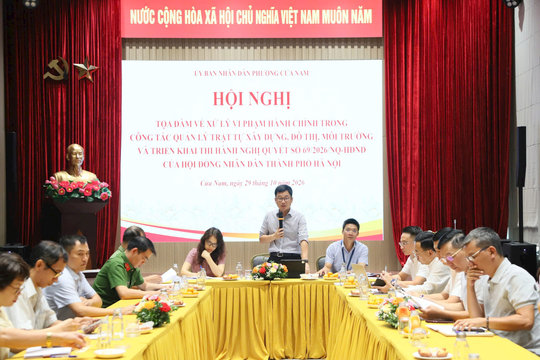 Phường Cửa Nam: Tháo gỡ vướng mắc trong xử phạt vi phạm hành chính tại cơ sở