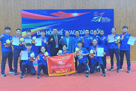 Đội Muay Hà Nội vượt chỉ tiêu tại Đại hội Thể thao toàn quốc lần thứ X: Hành trình đi sau, về trước ngoạn mục