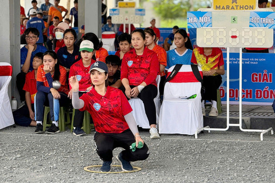 Đại hội Thể thao toàn quốc lần thứ X năm 2026: Bi sắt Hà Nội tăng tốc hướng tới mục tiêu giành 2 HCV