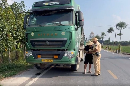 Tăng cường tuần tra, không để xe quá tải lọt lưới