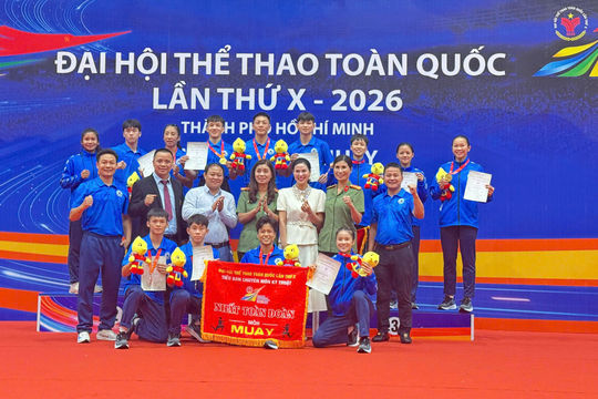 Muay Hà Nội dẫn đầu tại Đại hội Thể thao toàn quốc lần thứ X năm 2026