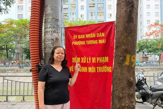 Phường Tương Mai quyết xóa các “điểm đen” rác thải