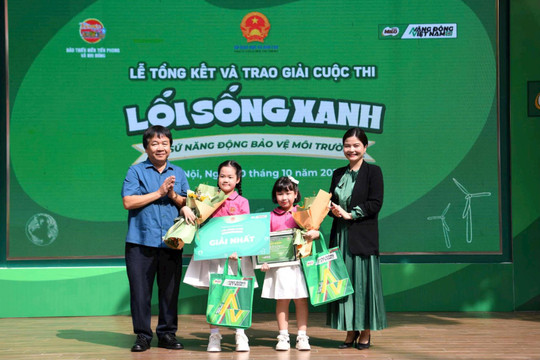 Hà Nội giành 18 giải cuộc thi "Lối sống xanh - Đại sứ năng động bảo vệ môi trường”