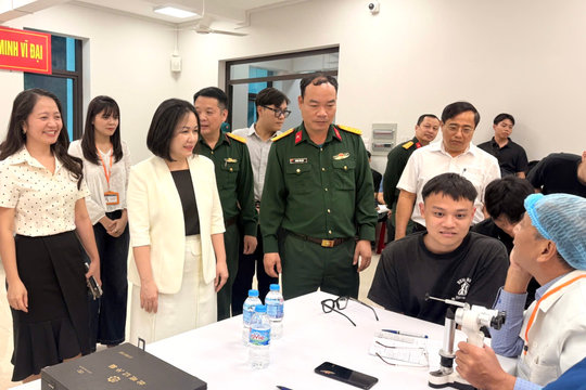Phường Kim Liên khám sơ tuyển nghĩa vụ quân sự năm 2027