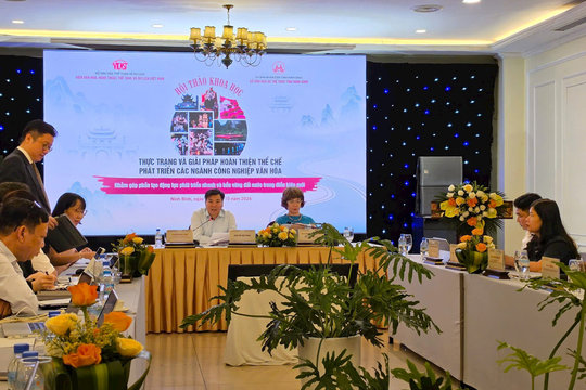 Hoàn thiện thể chế, khơi thông nguồn lực phát triển công nghiệp văn hóa
