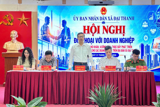 Đại Thanh đồng hành cùng doanh nghiệp, thúc đẩy phát triển kinh tế tư nhân