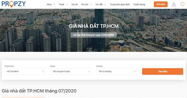 Hệ thống dữ liệu giá nhà đất tại Propzy được xây dựng như thế nào?