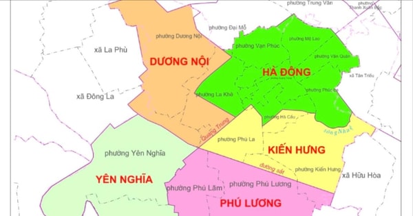 Hà Đông: Chi tiết quy mô dân số, diện tích 5 phường dự kiến sau sắp xếp