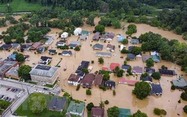 Mỹ ban bố tình trạng thảm họa do mưa lũ tại bang Kentucky