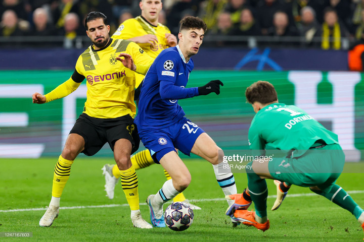 Vòng 1/8 Champions League: Chelsea thua Dortmund 0-1