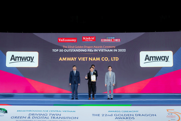 Amway Việt Nam được vinh danh là doanh nghiệp FDI tiên phong trong lĩnh vực chuyển đổi số tại Việt Nam