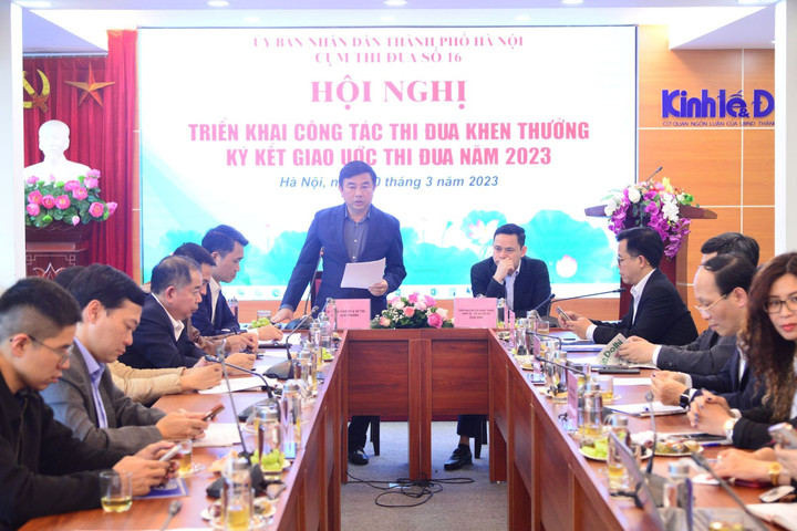 Hà Nội: Cụm thi đua số 16 ký giao ước thi đua năm 2023