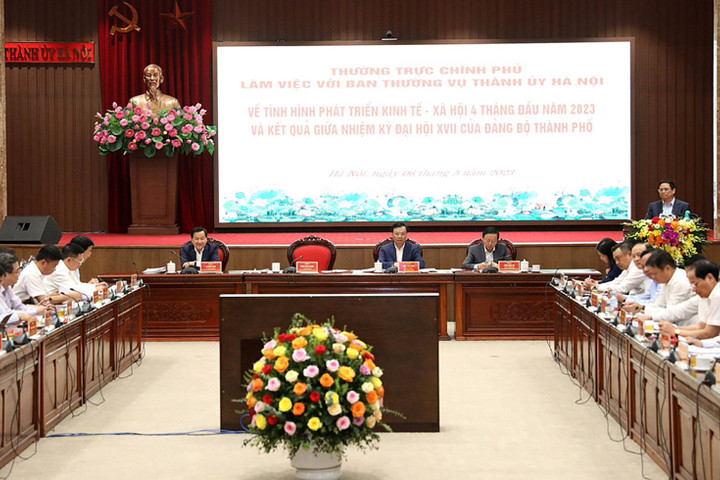 Thủ tướng ấn tượng với sự quyết tâm, quyết liệt của Hà Nội trong triển khai dự án đường Vành đai 4