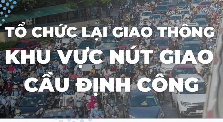 Hà Nội tổ chức lại giao thông nút giao cầu Định Công