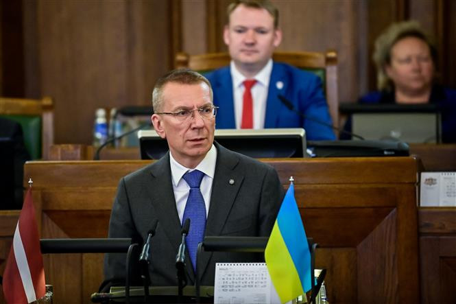 Tân Tổng thống Latvia Edgars Rinkevics tuyên thệ nhậm chức