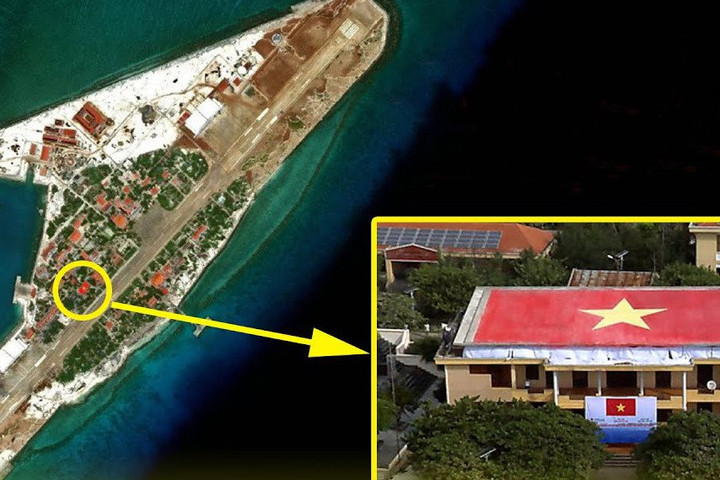Yêu cầu Google khắc phục việc ảnh vệ tinh không hiển thị Quốc kỳ Việt Nam trên đảo Trường Sa Lớn
