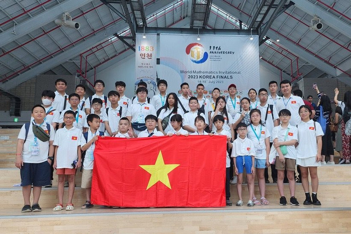 34 học sinh Việt Nam đạt giải tại kỳ thi toán quốc tế