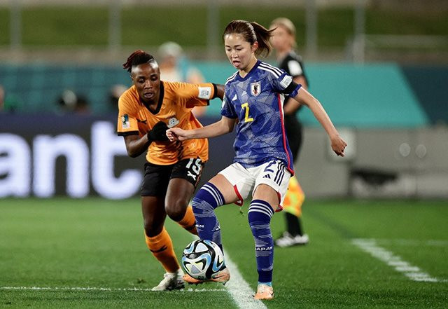 Đội tuyển nữ Nhật Bản thắng đậm 5-0 trước Zambia