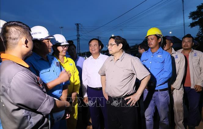 Thủ tướng Phạm Minh Chính kiểm tra, khảo sát một số công trình, dự án trọng điểm tại Quảng Trị