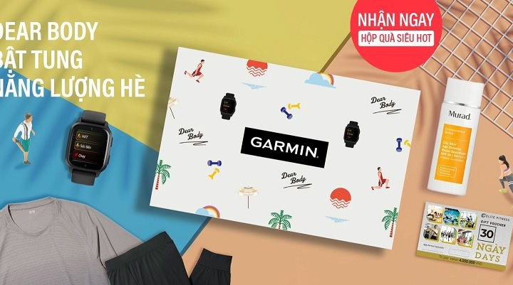 Garmin Việt Nam hợp tác cùng 3 thương hiệu danh tiếng, ra mắt chiến dịch “Dear Body - bật tung năng lượng hè”