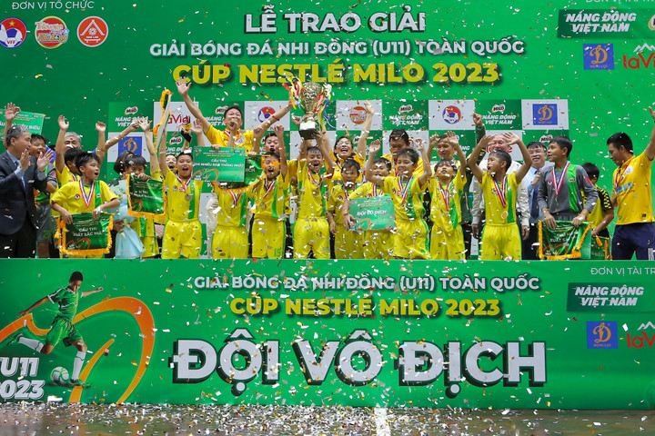 Navy Phú Nhuận đăng quang ngôi vô địch Giải Bóng đá nhi đồng toàn quốc 2023