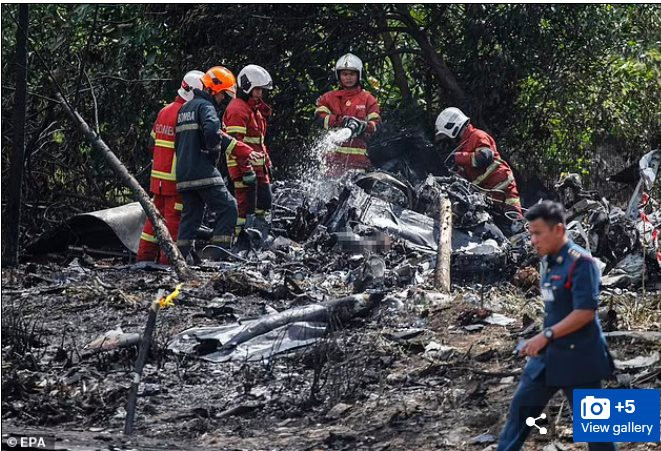 Malaysia: Máy bay nhỏ rơi ở bang Selangor, 10 người được cho là đã thiệt mạng