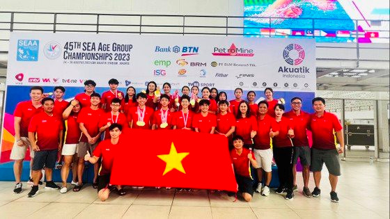 Việt Nam nhất toàn đoàn tại giải bơi các nhóm tuổi Đông Nam Á