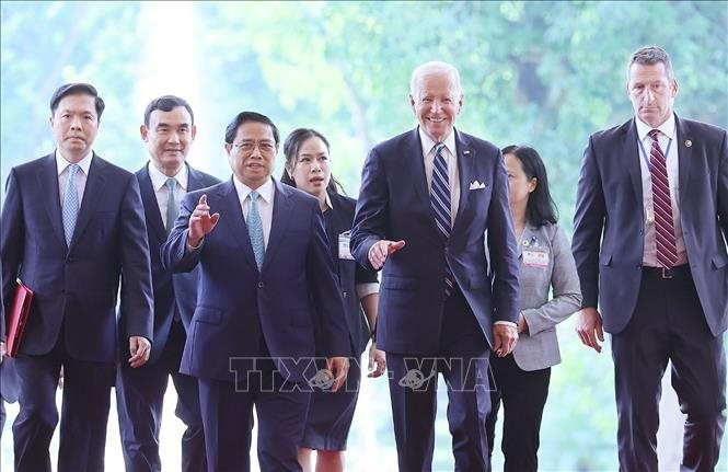 Thủ tướng Chính phủ Phạm Minh Chính hội kiến Tổng thống Hoa Kỳ Joe Biden