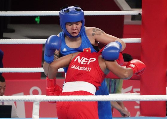ASIAD 19: Võ sĩ boxing Lưu Diễm Quỳnh giành suất vào bán kết
