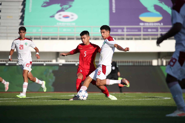 U18 Việt Nam thua đậm 0-5 Morocco tại Seoul Cup 2023