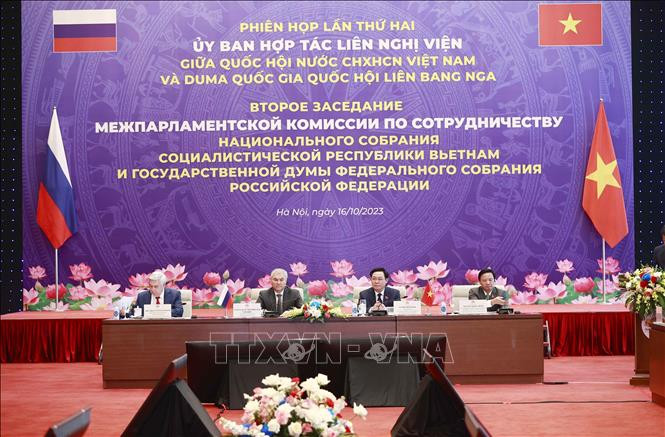 Thông cáo kết quả Phiên họp lần thứ hai Ủy ban hợp tác liên nghị viện giữa Quốc hội Việt Nam và Duma Quốc gia Quốc hội Liên bang Nga