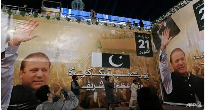 Cựu Thủ tướng Pakistan Nawaz Sharif về nước nhằm khởi động chiến dịch tranh cử
