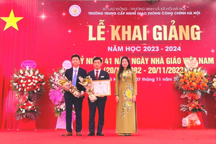 Trường Trung cấp nghề Giao thông công chính Hà Nội khai giảng năm học mới