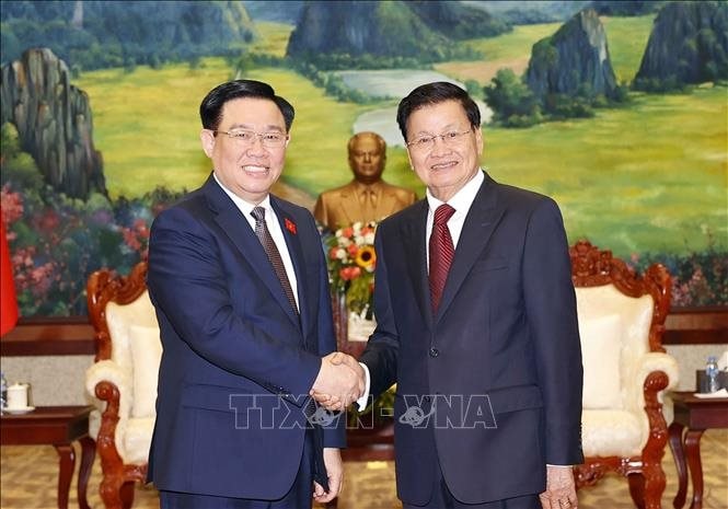 đánh bài casino trực tuyến Quốc hội Vương Đình Huệ hội kiến Tổng Bí thư, đánh bài casino trực tuyến nước Lào