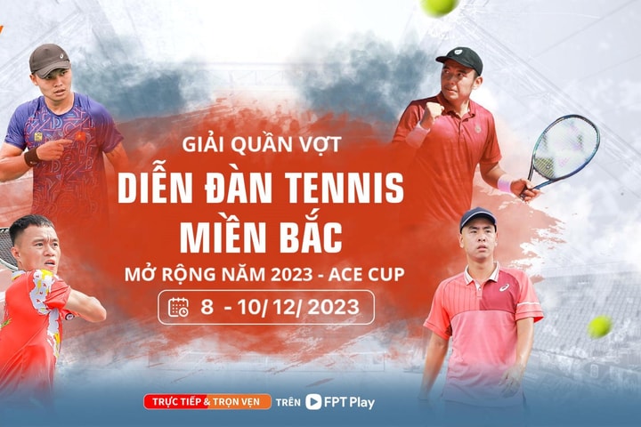 850 tay vợt tham dự Giải quần vợt Diễn đàn Tennis miền Bắc mở rộng