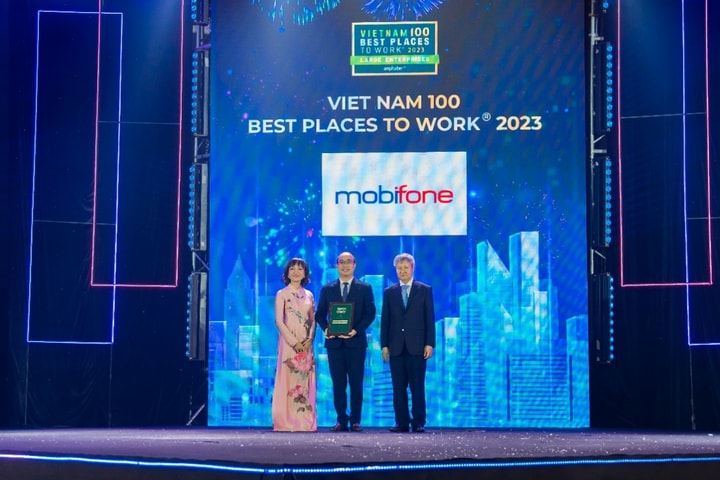 MobiFone được vinh danh là một trong những nơi làm việc tốt nhất Việt Nam năm 2023