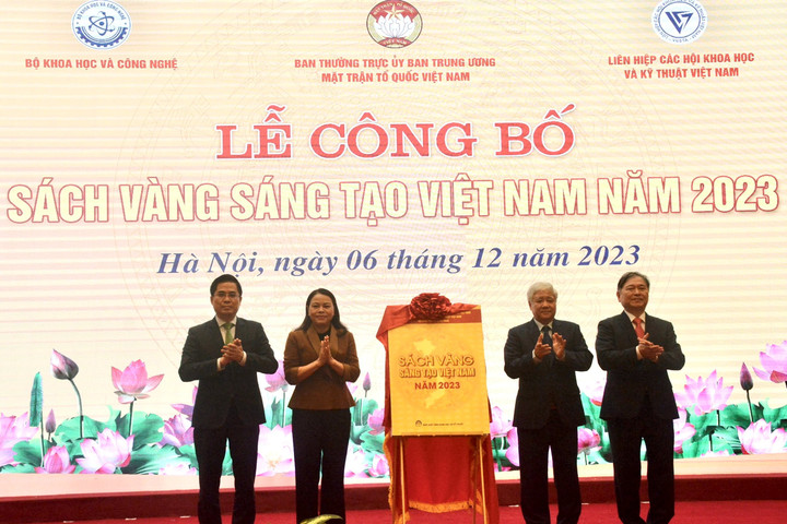 Vinh danh 79 công trình, giải pháp tiêu biểu trong Sách vàng Sáng tạo Việt Nam năm 2023 