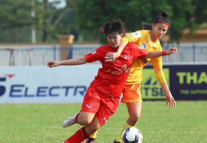 Vòng 9 Giải bóng đá nữ vô địch quốc gia 2023: Than khoáng sản Việt Nam xây chắc ngôi đầu bảng