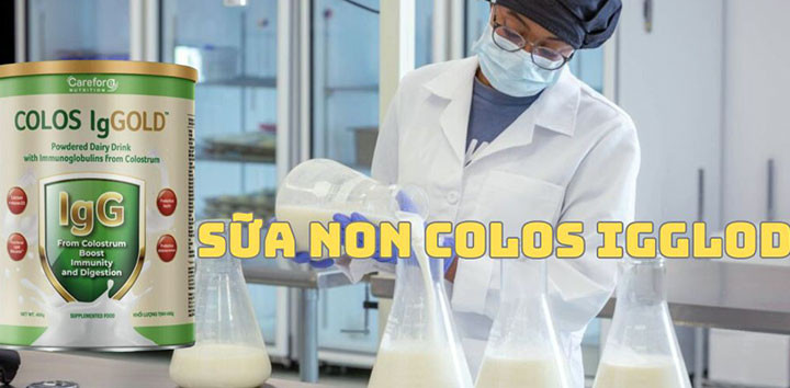 Colos IgGold thực phẩm chức năng dùng sữa non hỗ trợ sức khỏe con người