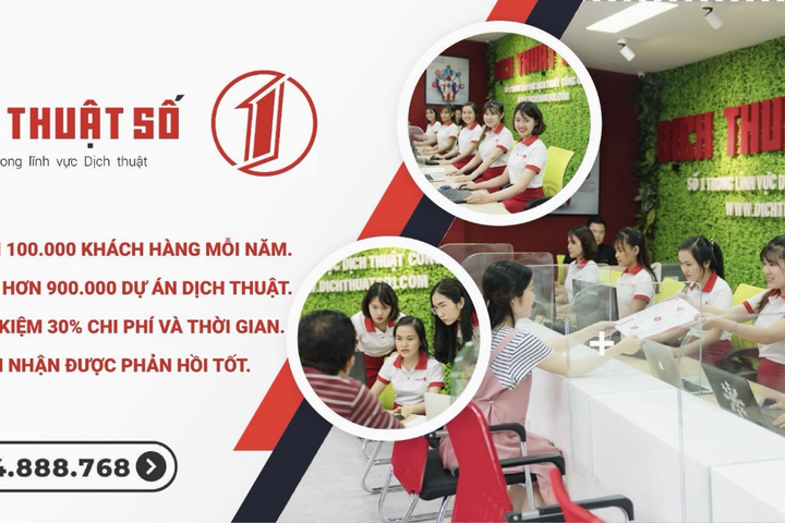 Dịch thuật chuyên nghiệp Số 1: 16 năm cống hiến và phát triển