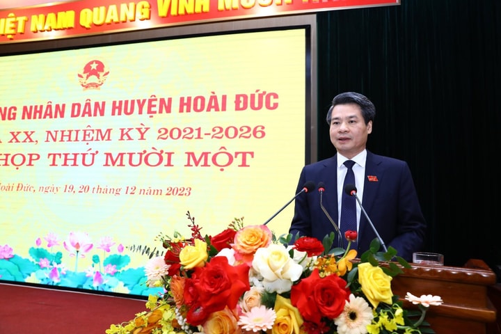 Hoài Đức: Phấn đấu hoàn thành tiêu chí quận năm 2024