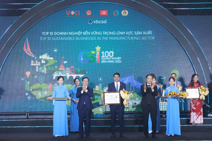 Coca-Cola được vinh danh Top 3 doanh nghiệp phát triển bền vững tại Việt Nam